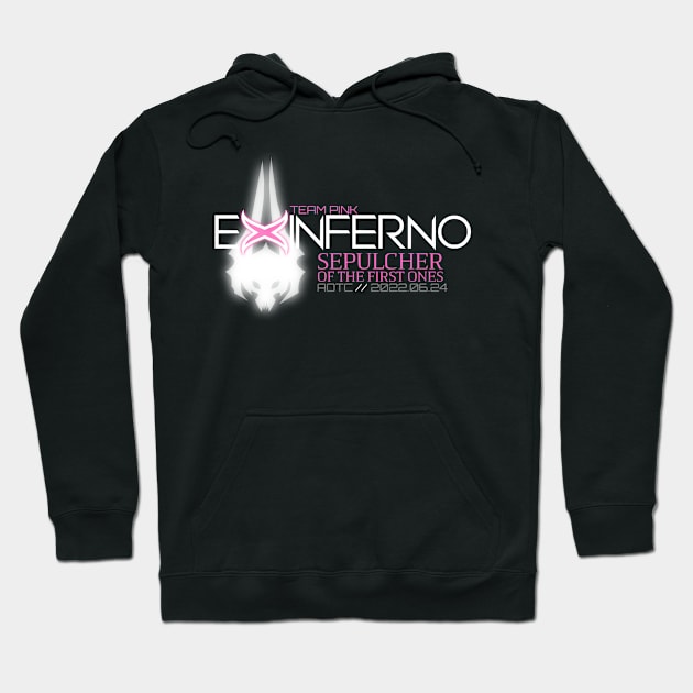 Team Pink AOTC Sepulcher of the First Ones T-Shirt (BLACK) Hoodie by Ex Inferno